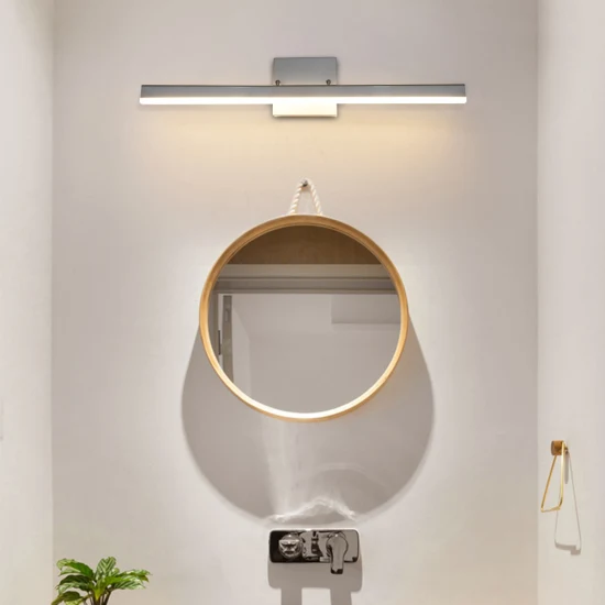 Masivel простой дизайн линии домашний декор освещение светодиодные зеркальные фары современное зеркало передняя настенная лампа